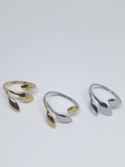 Anillo Triple Hoja