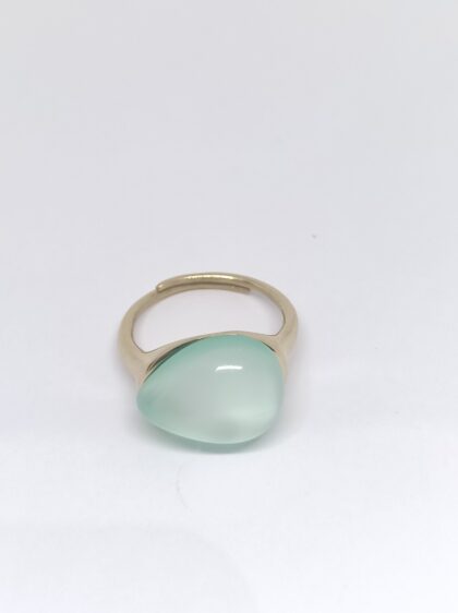 Anillo Lágrima Verde