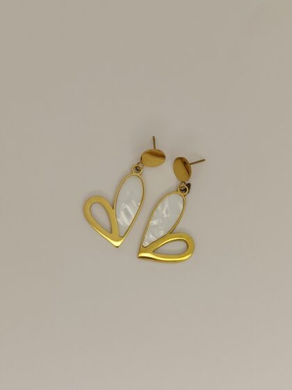 Pendientes Corazón de Nácar